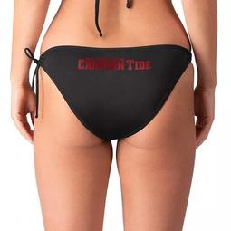 Women's G-III 4Her by Carl Banks Black Alabama Crimson Tide Without Limits Bikini Bottom