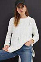 Pilcro Jasmine Cable-Knit Tunic Sweater