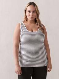 Cotton Fitted Tank - Addition Elle