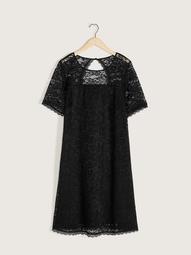 Short-Sleeve Lace Dress - In Every Story