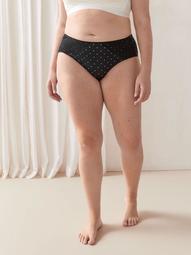 Printed Hipster Panty with Lace - Déesse Collection