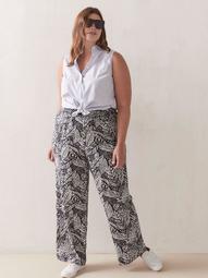 Printed High-Waisted Wide Leg Pant - In Every Story