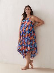 Halter-Neck Cover-Up With Handkerchief Hem - In Every Story