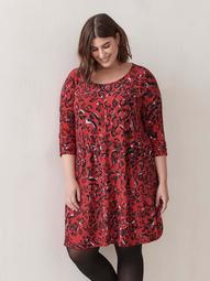 Printed Swing Dress – In Every Story