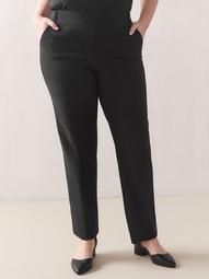 Savvy, Black Straight-Leg Pant - In Every Story