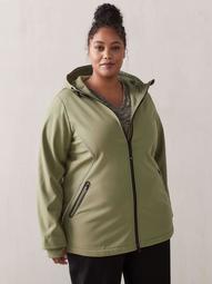 Mid-Length Zip-Front Hooded Softshell - ActiveZone