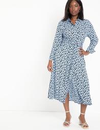 Relaxed Midi Collared Dress