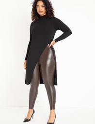 Long Sleeve Top with Dramatic Slit