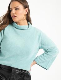 Flare Sleeve Chenille Sweater