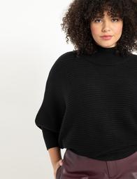 Puff Sleeve Ribbed Sweater