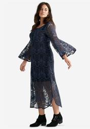 Florence Lace Midi Dress