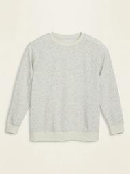Nepped French Terry Plus-Size Sweatshirt