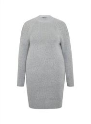 **DP Curve Grey Knitted Tunic