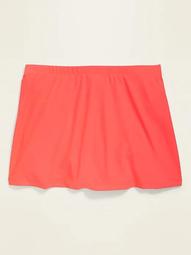High-Waisted Secret-Slim Plus-Size Swim Skirt