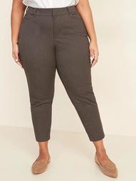 High-Waisted Secret-Slim Pockets Plus-Size Never-Fade Pixie Pants 