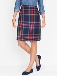Tartan A-Line Skirt