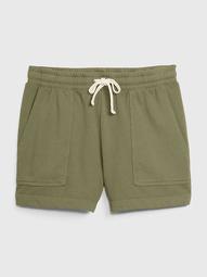 Pull-On Shorts in French Terry