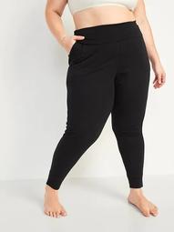 Mid-Rise UltraLite French Terry Plus-Size Jogger Yoga Pants 