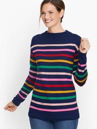 Super soft Stripe Mockneck Sweater