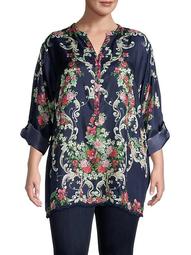 Hadley Floral Silk Tunic