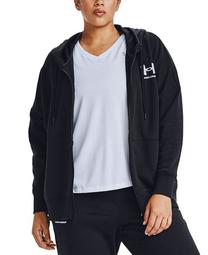 Plus Size Rival Zippered Hoodie
