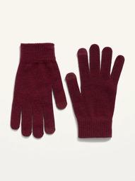 Cozy Sweater-Knit Text-Friendly Gloves for Women