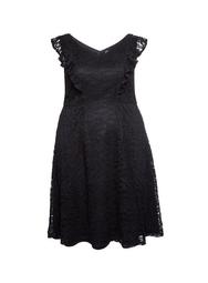 **DP Curve Black Lace Dress