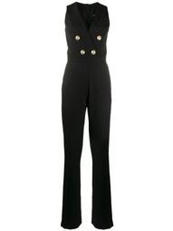 double-breasted tailored jumpsuit
