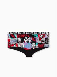 DC Comics Harley Quinn & The Joker Multi Cotton Boyshort Panty