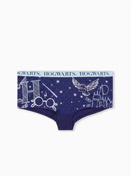 Harry Potter Hogwarts Navy Cotton Boyshort Panty