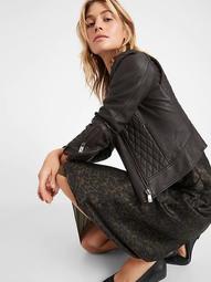 Heritage Quilted Leather Moto Jacket