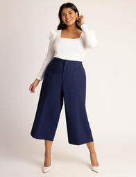 Crop Pant with Patch Pockets