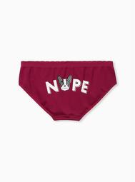 Berry Pink Nope Frenchie Seamless Hipster Panty