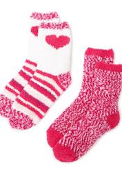 Cozy Hearts 2-Pack Socks