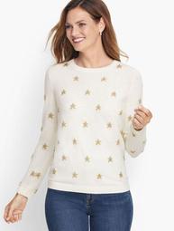 Shimmer Stars Crewneck Sweater