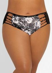 Micro Lace Cage Cheeky Brief Panty