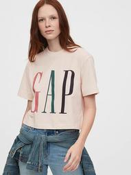 Gap Logo Boxy Cropped T-Shirt 