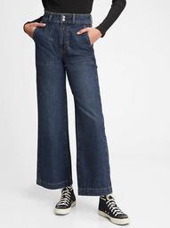 Workforce Collection Sky High Rise Wide-Leg Jeans