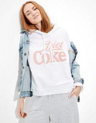 Tailgate Women's Diet Coke Cropped Fleece Hoodie
