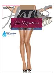 Silk Reflections Silky Sheer Non-Control Top Sheer Toe 6-Pack