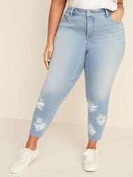 High-Waisted Secret-Slim Pockets Dip-Dye Rockstar Super Skinny Plus-Size Jean