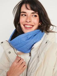 Go-Warm Quilted Puffer Neck-Warming Tube Scarf for Adults