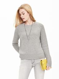 Cropped Boucle Pullover