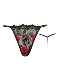 Embroidered Women's G-String
