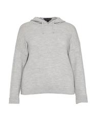 **DP Curve Grey Lounge Knitted Hoodie