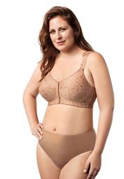 Front Hook Jacquard Softcup Bra