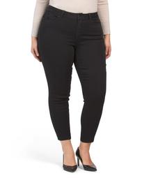 Plus Muffin Top Eliminator Recycled Denim Skinny Jeans