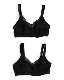 2pk Full Figure Wire-free Comfort Shaping Bras
