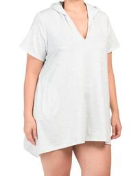Plus Short Sleeve Cover-up Tunic