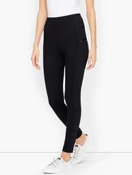 On The Move High Waist Leggings-Solid